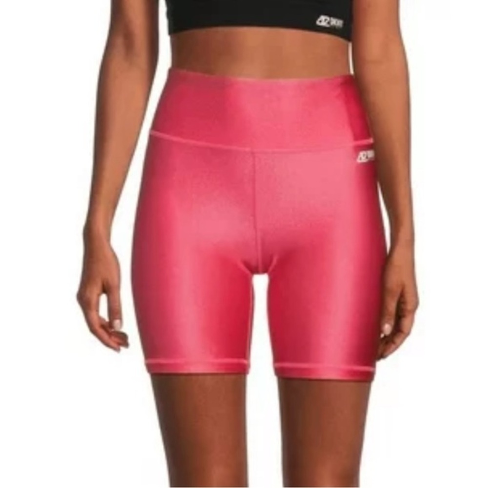 NWT DKNY High Waisted Bike Shorts Pink